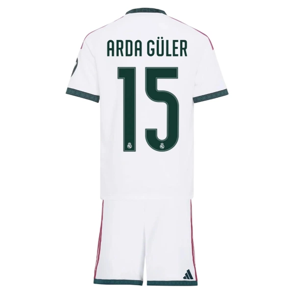 Maglia Real Madrid Arda Güler 15 Bambino Gara Home 2026/27 Maglia Real Madrid Arda Güler 15 Bambino Gara Home 2026/27