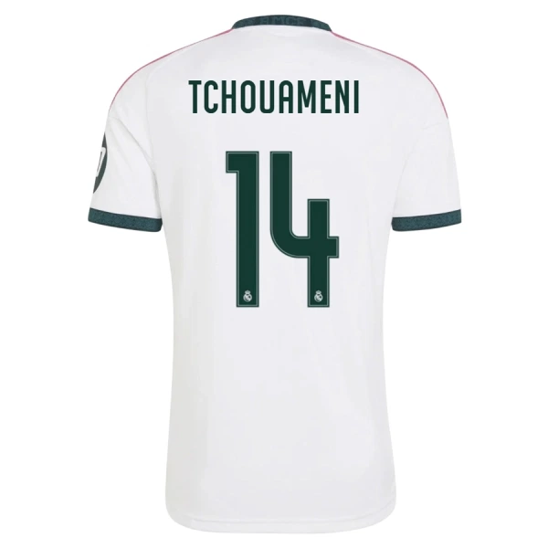 Maglia Real Madrid Aurélien Tchouaméni 14 Gara Home 2026/27 Maglia Real Madrid Aurélien Tchouaméni 14 Gara Home 2026/27