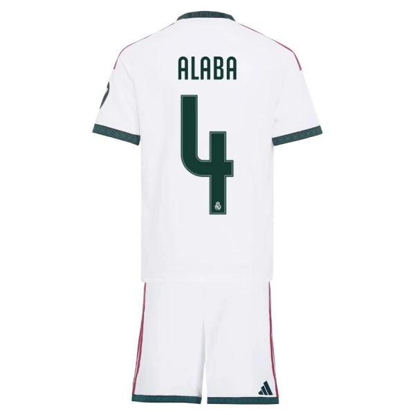 Maglia Real Madrid David Alaba 4 Bambino Gara Home 2026/27 Maglia Real Madrid David Alaba 4 Bambino Gara Home 2026/27