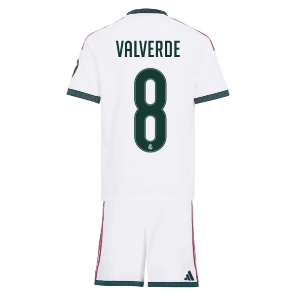 Maglia Real Madrid Federico Valverde 8 Bambino Gara Home 2026/27 Maglia Real Madrid Federico Valverde 8 Bambino Gara Home 2026/27