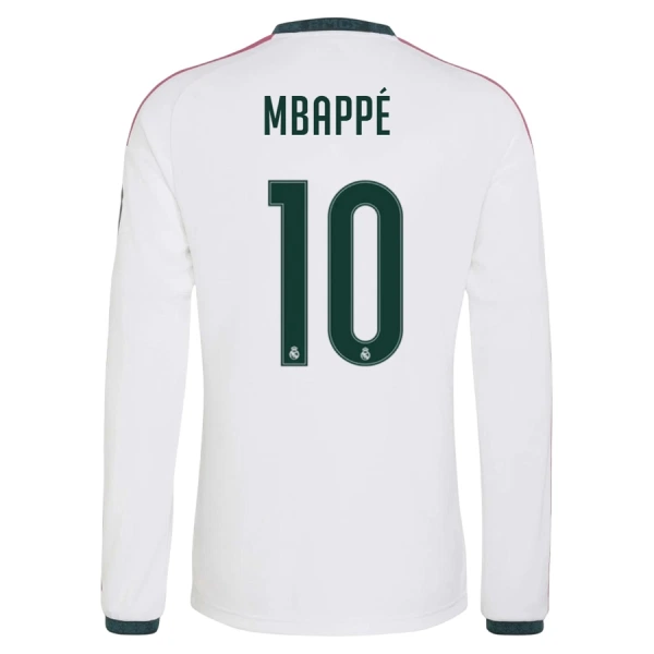 Maglia Real Madrid Kylian Mbappé 10 Gara Home 2026/27 Maniche Lunghe