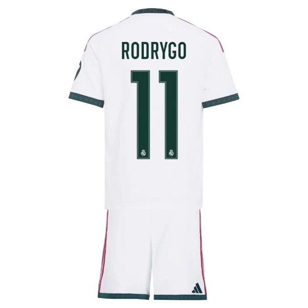 Maglia Real Madrid Rodrygo Goes 11 Bambino Gara Home 2026/27 Maglia Real Madrid Rodrygo Goes 11 Bambino Gara Home 2026/27