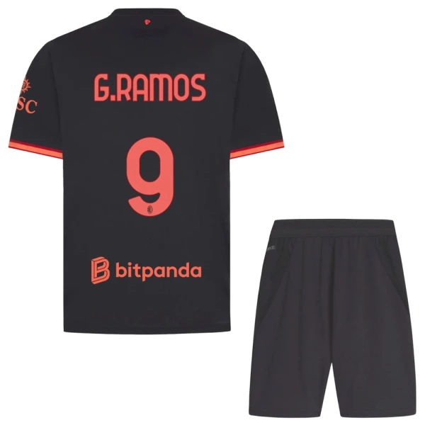 Maglia AC Milan G. Ramos 9 Bambino Gara Third 2026/27 Maglia AC Milan G. Ramos 9 Bambino Gara Third 2026/27
