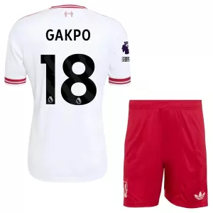 Maglia Liverpool Cody Gakpo 18 Bambino Gara Away 2026/27
