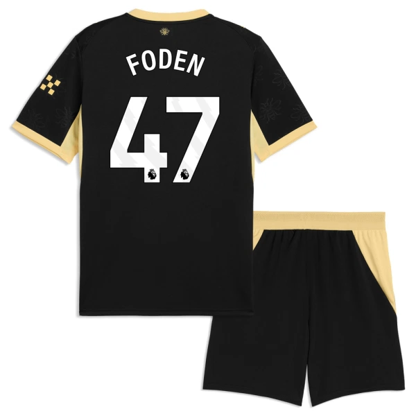 Maglia Manchester City Phil Foden 47 Bambino Gara Away 2026/27 Maglia Manchester City Phil Foden 47 Bambino Gara Away 2026/27