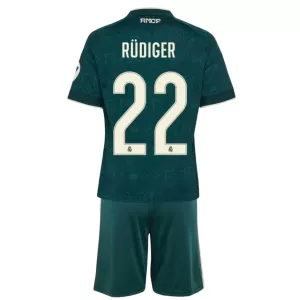 Maglia Real Madrid Antonio Rüdiger 22 Bambino Gara Away 2026/27
