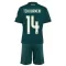 Maglia Real Madrid Aurélien Tchouaméni 14 Bambino Gara Away 2026/27