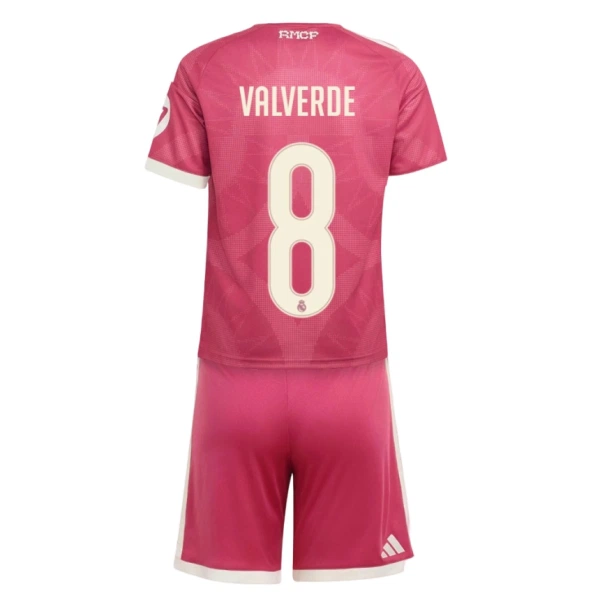 Maglia Real Madrid Federico Valverde 8 Bambino Gara Third 2026/27 Maglia Real Madrid Federico Valverde 8 Bambino Gara Third 2026/27