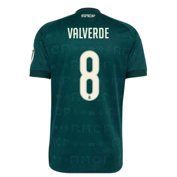Maglia Real Madrid Federico Valverde 8 Gara Away 2026/27 Maglia Real Madrid Federico Valverde 8 Gara Away 2026/27