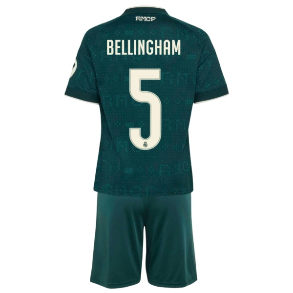 Maglia Real Madrid Jude Bellingham 5 Bambino Gara Away 2026/27 Maglia Real Madrid Jude Bellingham 5 Bambino Gara Away 2026/27