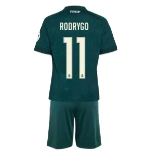 Maglia Real Madrid Rodrygo Goes 11 Bambino Gara Away 2026/27