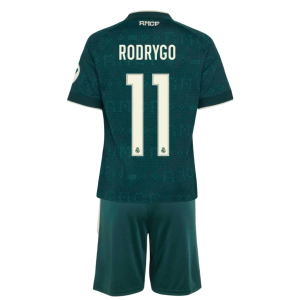 Maglia Real Madrid Rodrygo Goes 11 Bambino Gara Away 2026/27 Maglia Real Madrid Rodrygo Goes 11 Bambino Gara Away 2026/27
