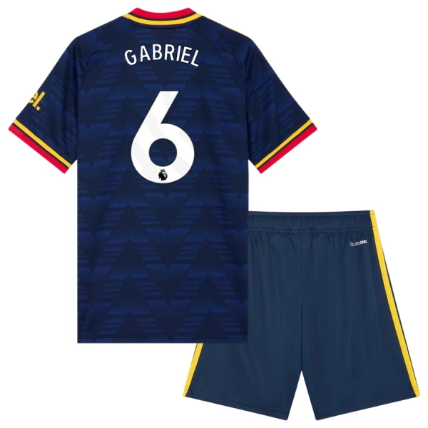 Maglia Arsenal Gabriel 6 Bambino Gara Away 2026/27 Maglia Arsenal Gabriel 6 Bambino Gara Away 2026/27