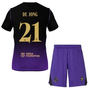 Maglia Barcellona Frenkie de Jong 21 Bambino Gara Away 2026/27