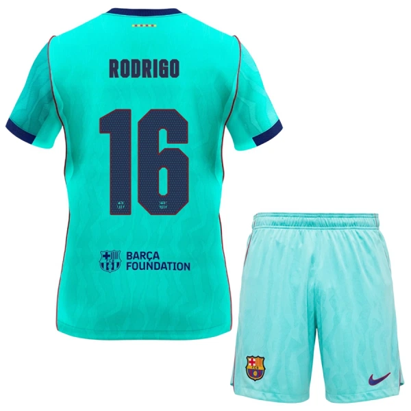 Maglia Barcellona Rodrigo Hernández 16 Bambino Gara Third 2026/27