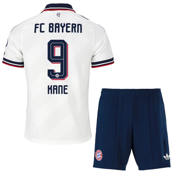 Maglia FC Bayern Monaco Harry Kane 9 Bambino Gara Away 2026/27 Maglia FC Bayern Monaco Harry Kane 9 Bambino Gara Away 2026/27
