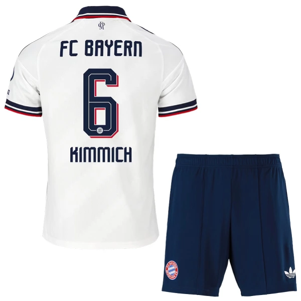 Maglia FC Bayern Monaco Joshua Kimmich 6 Bambino Gara Away 2026/27