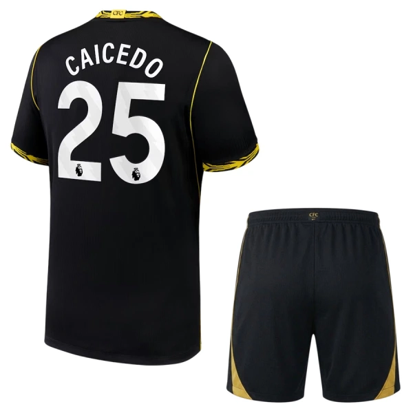 Maglia Chelsea Moisés Caicedo 25 Bambino Gara Away 2026/27 Maglia Chelsea Moisés Caicedo 25 Bambino Gara Away 2026/27