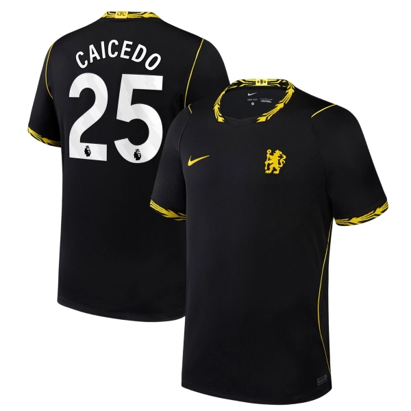 Maglia Chelsea Moisés Caicedo 25 Gara Away 2026/27 Maglia Chelsea Moisés Caicedo 25 Gara Away 2026/27