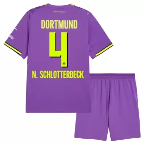 Maglia Borussia Dortmund Nico Schlotterbeck 4 Bambino Gara Third 2026/27