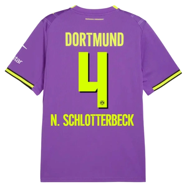 Maglia Borussia Dortmund Nico Schlotterbeck 4 Gara Third 2026/27 Maglia Borussia Dortmund Nico Schlotterbeck 4 Gara Third 2026/27