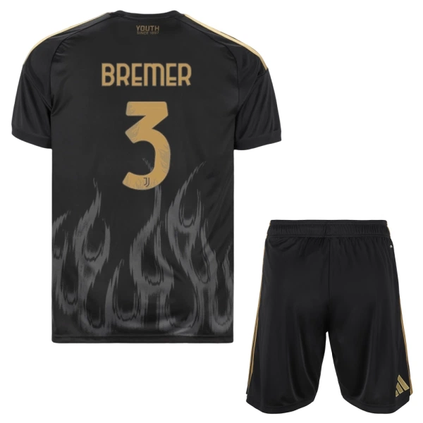 Maglia Juventus Bremer 3 Bambino Gara Third 2026/27 Maglia Juventus Bremer 3 Bambino Gara Third 2026/27