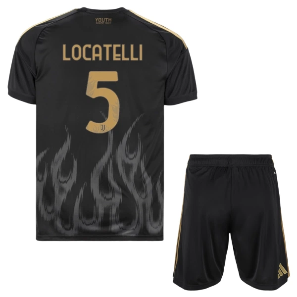 Maglia Juventus Locatelli 5 Bambino Gara Third 2026/27 Maglia Juventus Locatelli 5 Bambino Gara Third 2026/27