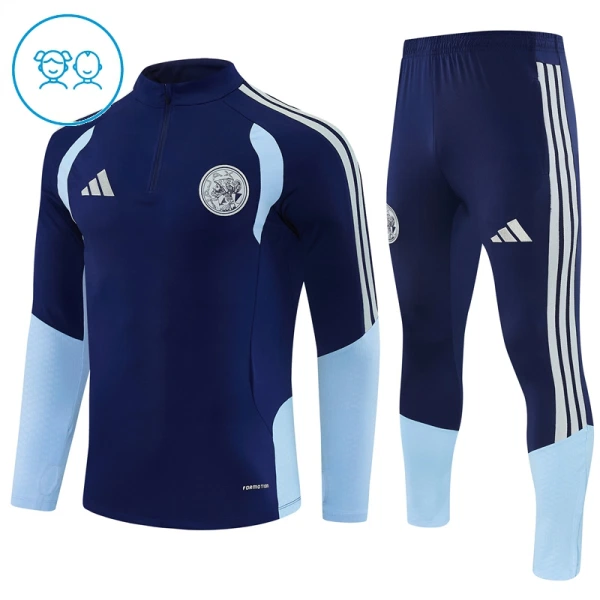 AFC Ajax Tuta felpata da allenamento Bambino 2026/27 Blu AFC Ajax Tuta felpata da allenamento Bambino 2026/27 Blu