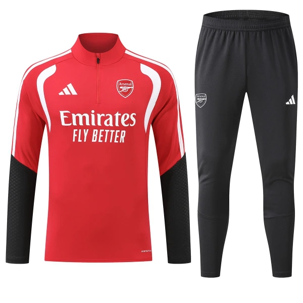 Arsenal Tuta felpata da allenamento 2026/27 Rosso