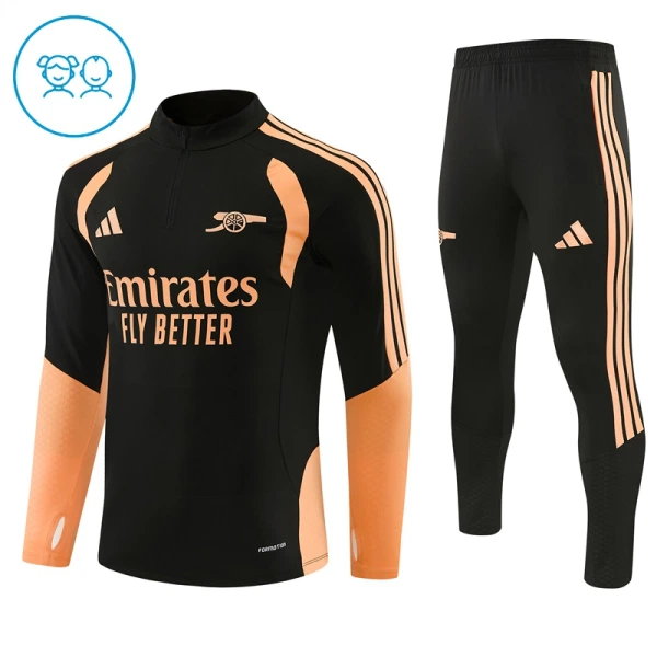 Arsenal Tuta felpata da allenamento Bambino 2026/27 Nero Arsenal Tuta felpata da allenamento Bambino 2026/27 Nero