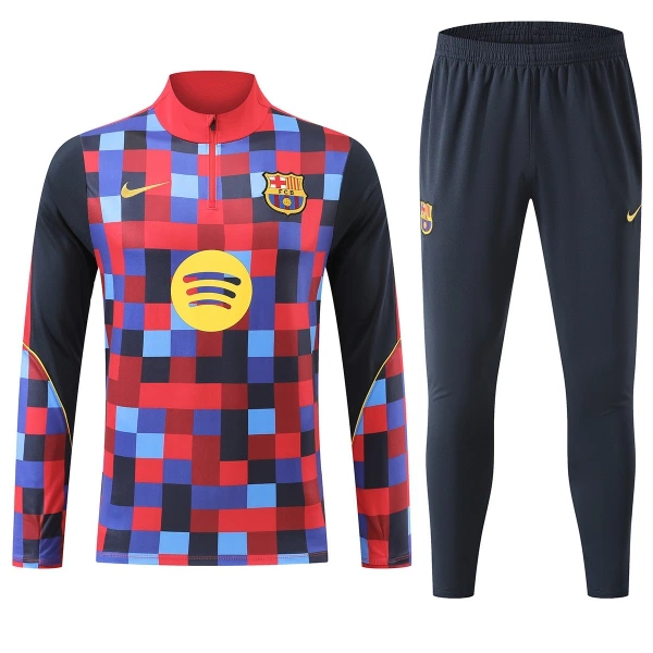 Barcellona Tuta felpata da allenamento 2026/27 Rosso Barcellona Tuta felpata da allenamento 2026/27 Rosso