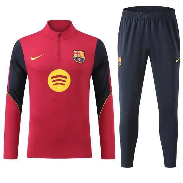 Barcellona Tuta felpata da allenamento 2026/27 Rosso Barcellona Tuta felpata da allenamento 2026/27 Rosso