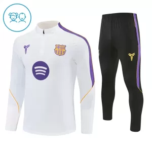 Barcellona Tuta felpata da allenamento Bambino 2026/27 Bianco