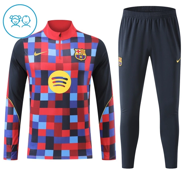 Barcellona Tuta felpata da allenamento Bambino 2026/27 Rosso
