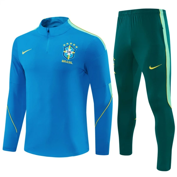 Brasile Tuta felpata da allenamento 2026/27 Blu Brasile Tuta felpata da allenamento 2026/27 Blu