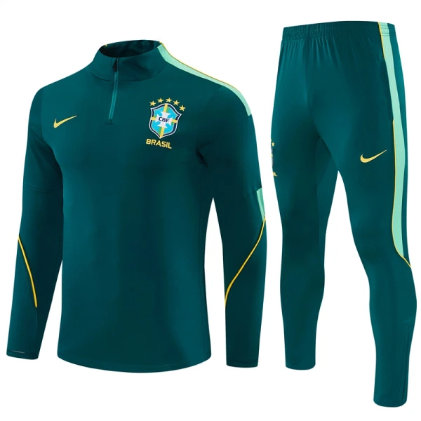 Brasile Tuta felpata da allenamento 2026/27 Verde Brasile Tuta felpata da allenamento 2026/27 Verde