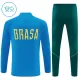 Brasile Tuta felpata da allenamento Bambino 2026/27 Blu