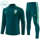 Brasile Tuta felpata da allenamento Bambino 2026/27 Verde Brasile Tuta felpata da allenamento Bambino 2026/27 Verde