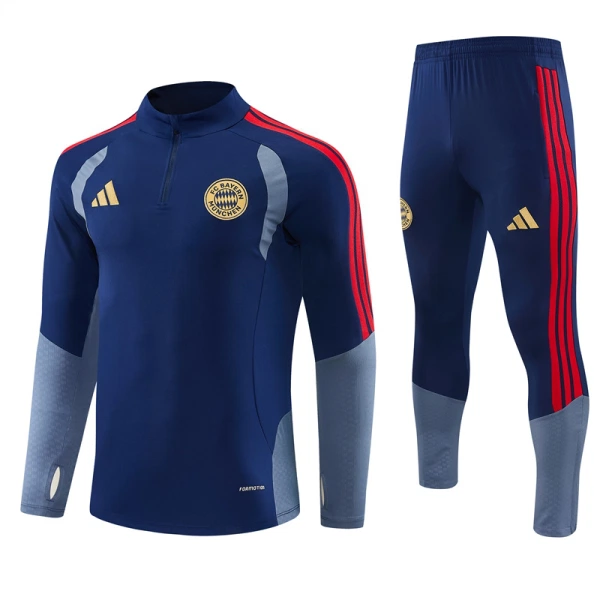 FC Bayern Monaco Tuta felpata da allenamento 2026/27 Blu FC Bayern Monaco Tuta felpata da allenamento 2026/27 Blu