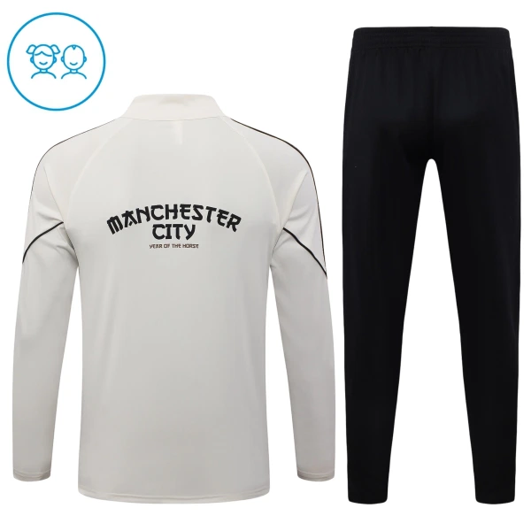 Manchester City Tuta felpata da allenamento Bambino 2026/27 Grigio