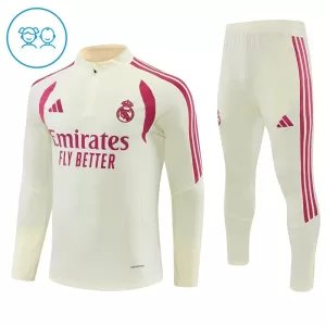 Real Madrid Tuta felpata da allenamento Bambino 2026/27 Bianco