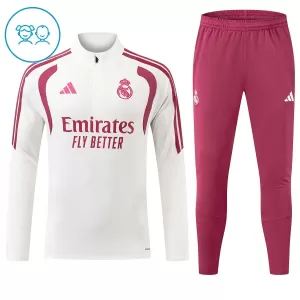 Real Madrid Tuta felpata da allenamento Bambino 2026/27 Bianco