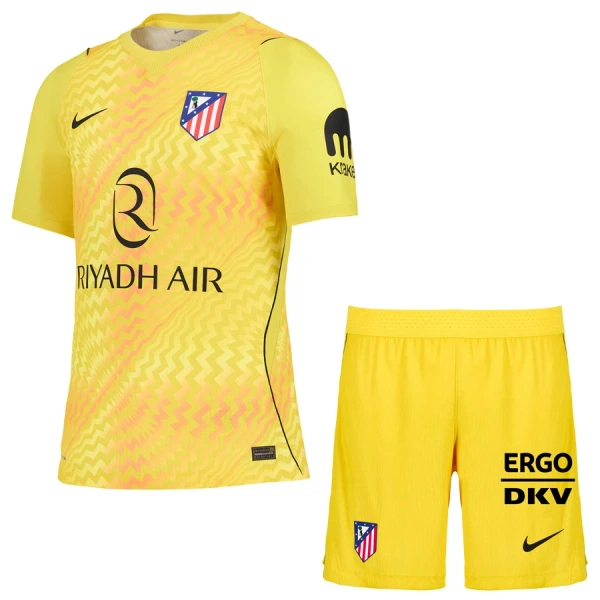 Maglia Portiere Atlético Madrid Bambino 2026/27 Giallo Maglia Portiere Atlético Madrid Bambino 2026/27 Giallo