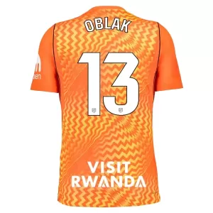 Maglia Portiere Atlético Madrid Jan Oblak 13 2026/27 Arancia