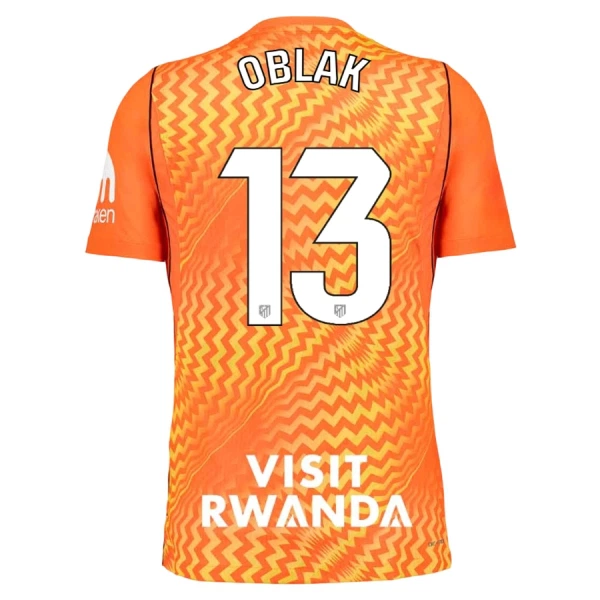 Maglia Portiere Atlético Madrid Jan Oblak 13 2026/27 Arancia Maglia Portiere Atlético Madrid Jan Oblak 13 2026/27 Arancia