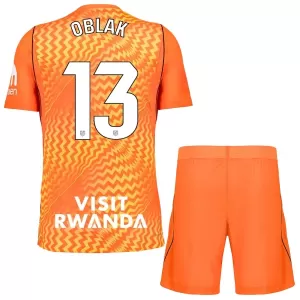 Maglia Portiere Atlético Madrid Jan Oblak 13 Bambino 2026/27 Arancia