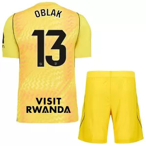 Maglia Portiere Atlético Madrid Jan Oblak 13 Bambino 2026/27 Giallo