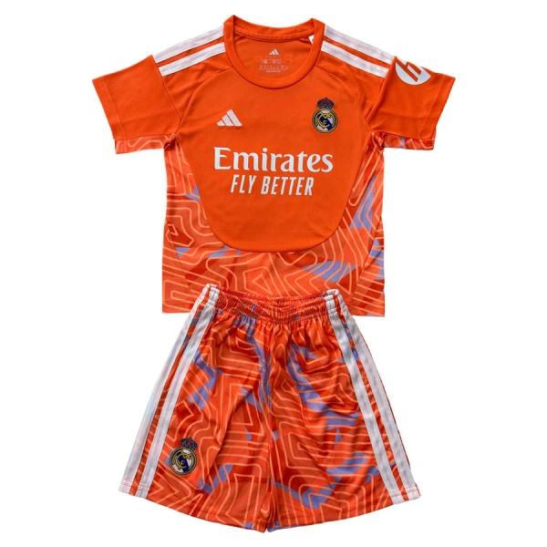 Maglia Portiere Real Madrid Bambino 2026/27 Arancia Maglia Portiere Real Madrid Bambino 2026/27 Arancia
