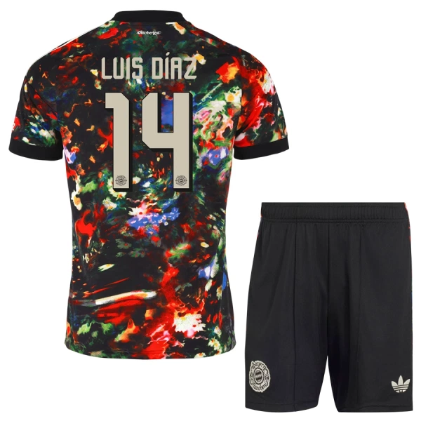 Maglia FC Bayern Monaco Luis Díaz 14 Oktoberfest Bambino 2026/27 Maglia FC Bayern Monaco Luis Díaz 14 Oktoberfest Bambino 2026/27