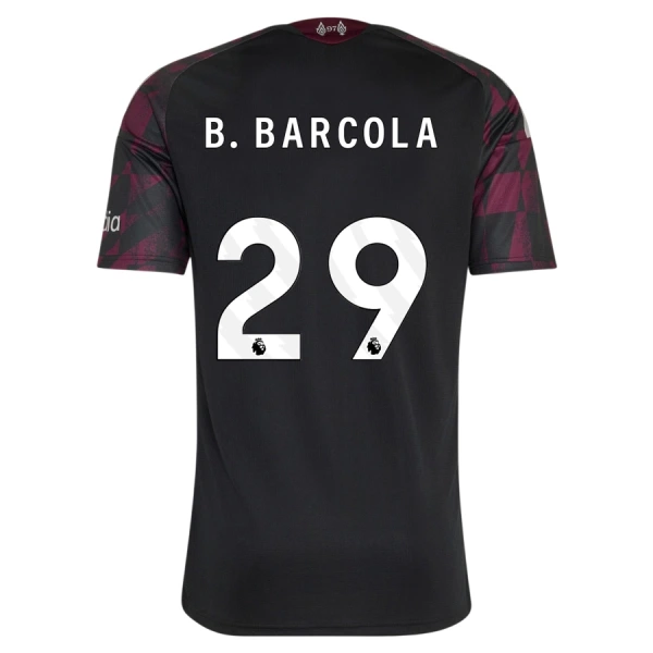 Maglia Liverpool B. Barcola 29 Bambino Gara Third 2026/27